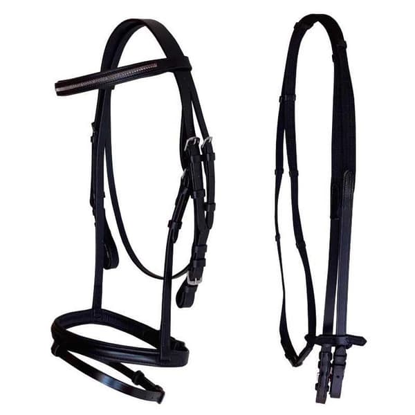 Marjoman Distribucion Snaffle Canvas Tyglar. Kedja Pannband Träns Cob