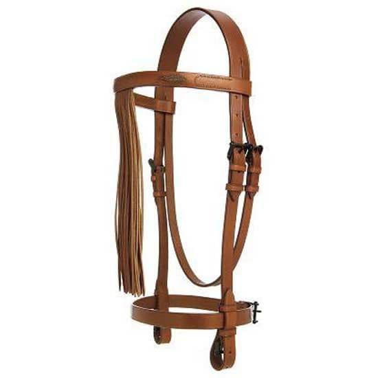 Hispano Hipica Western Bridle Kurkunsalpa Ruskea Full