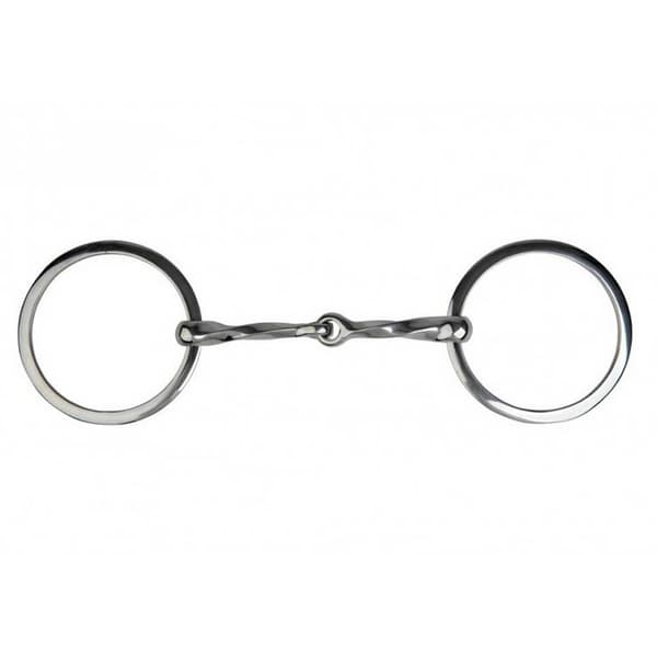 Metalab Ringar Twisted Snaffle 14 Mm Silver 135 cm
