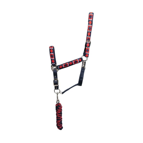 Hy Woven Horse Headcollar and Leadrope