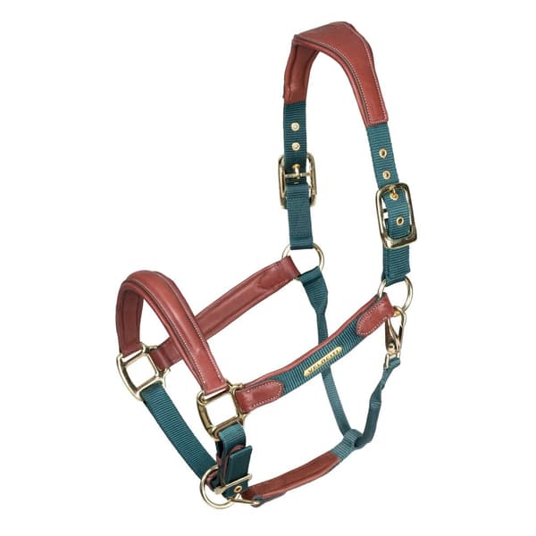 Velociti Lusso Leather Padded Horse Headcollar