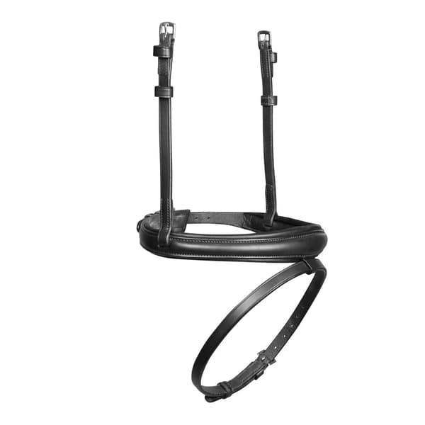 Velociti Lusso Leather Horse Cavesson Noseband