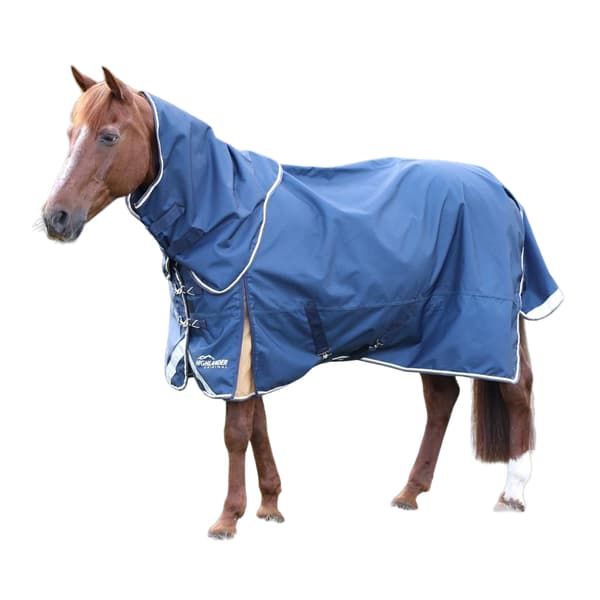 Highlander Plus Standard-Neck Lite Horse Neck Cover Navy S