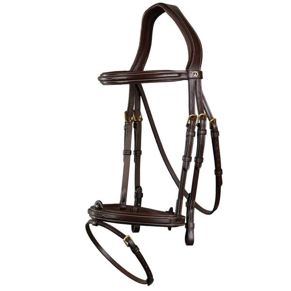Dyon Nosgrimma Träns D-kollektion Flash Brun Pony