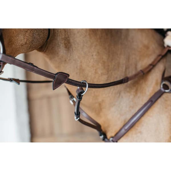 Dyon Ne Collection 1/2 Kumi Ohjakset Punottu Viimeistely Kanssa 7 Nahka Silmukat  Pony