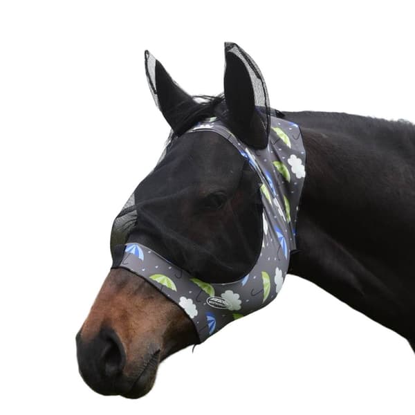 Weatherbeeta Deluxe Umbrella Stretch Horse Fly Mask With Ears