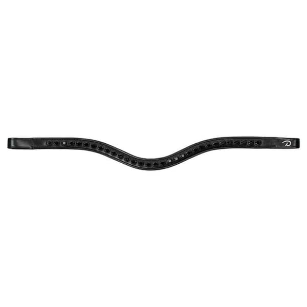 Dyon Svart Swarovski V-formad Pannband New English Collection  Full