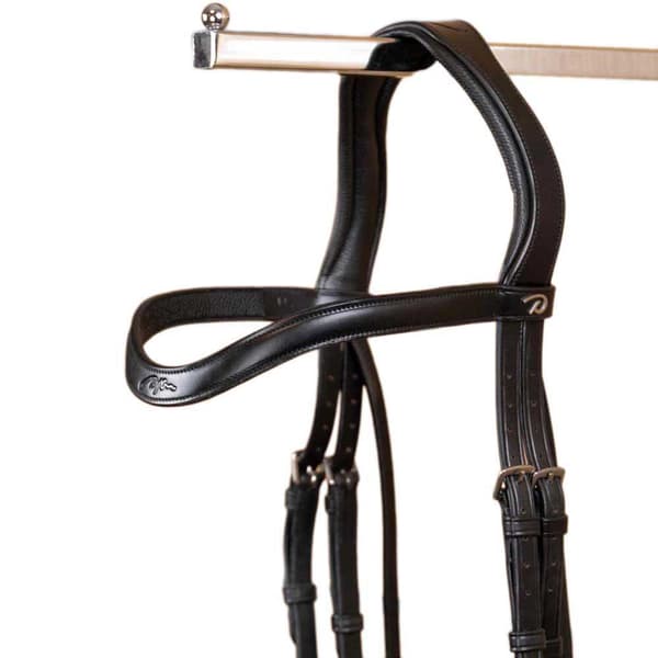 Dyon Fladt Læder V-formet Pandebånd New English Collection Cob