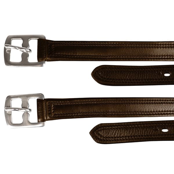 Hy Supersoft Leather Horse Stirrup Leathers Brown 56in
