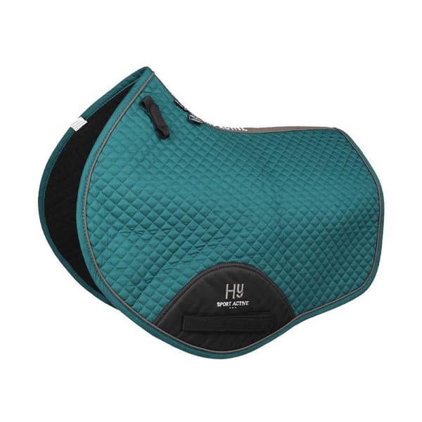 Hy Sport Active Close Contact Saddle Pad Alpine Green Pony