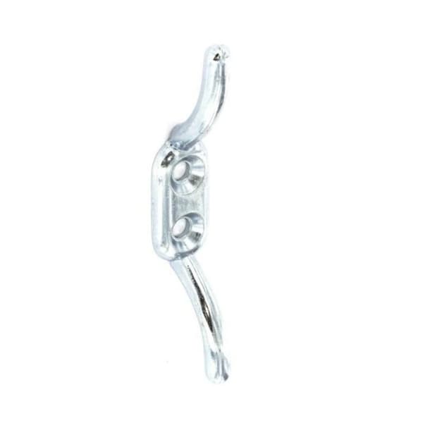 Securit Zinkpläterad kläppkrok Silver 90mm