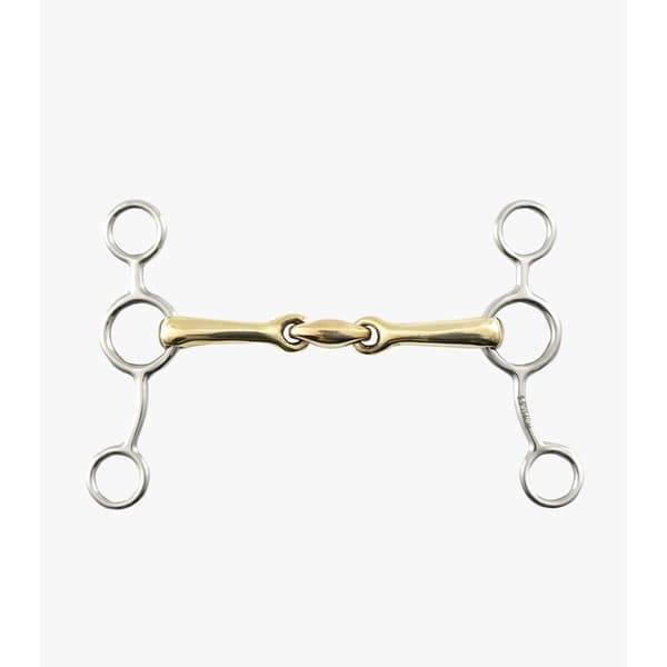 Premier Equine Brass Alloy Tom Thumb With Lozenge Bit  12 cm