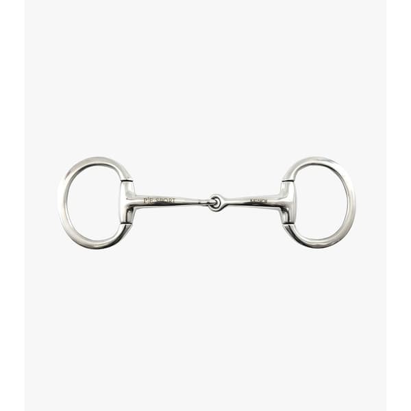 Premier Equine Jointed Flat Ring Eggbutt Snaffle Bit  14 cm