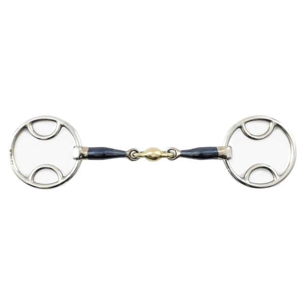 Premier Equine Sweet Iron Bevel With Brass Alloy Lozenge Bit  13 cm