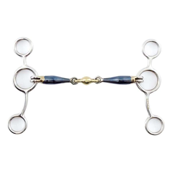 Premier Equine Sweet Iron Tom Thumb With Brass Alloy Lozenge Bit  11 cm