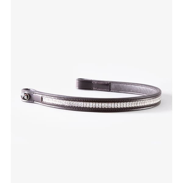 Premier Equine Trovare Straight Crystal Pandebånd  Cob