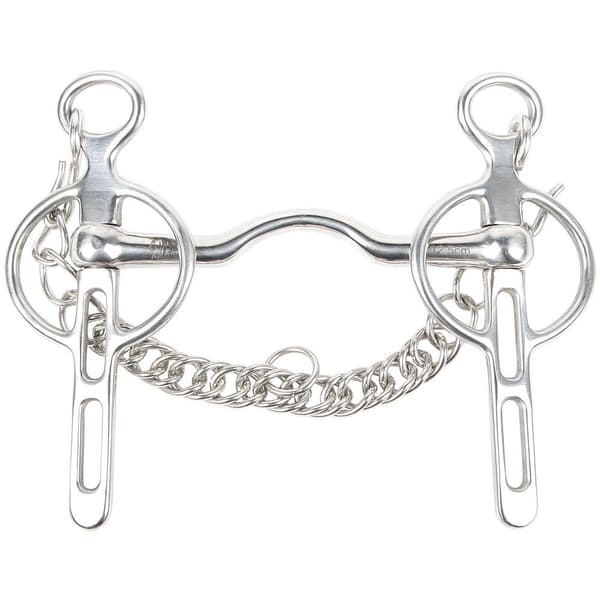 Harry´s Horse Liverpool Med Buet Mullen-mundstykke 15 Mm 2 Riller  12.5 cm