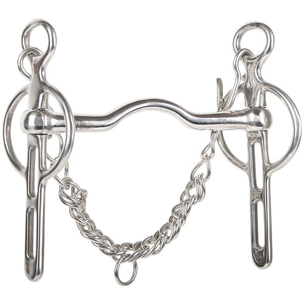 Harry´s Horse Liverpool Med Buet Mullen-mundstykke 15 Mm 2 Riller  12.5 cm