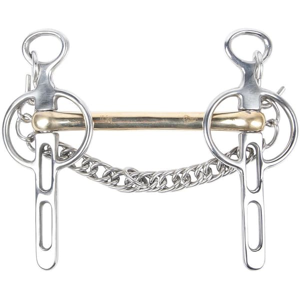 Harry´s Horse Gold Brass 14 Mm Liverpool-bit 2 Riller  12.5 cm