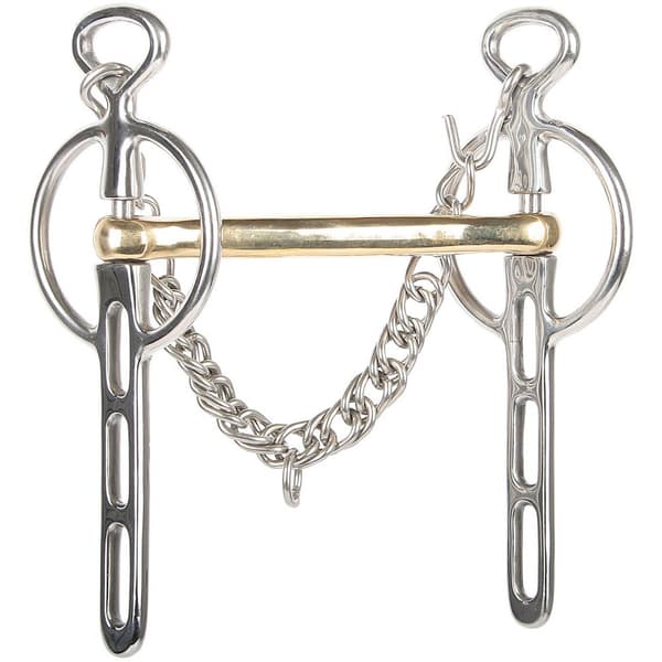 Harry´s Horse Gold Brass 14 Mm Liverpool-bit 3 Spår  12.5 cm