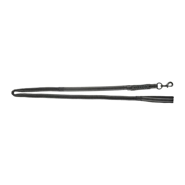 Imperial Riding IRH Flexi Reflective Fleece Horse Lead Rein Black One Size