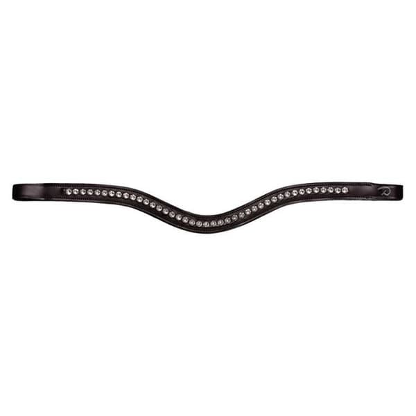 Dyon New English Collection Halv Swarovski V-formet Pandebånd Brun Cob