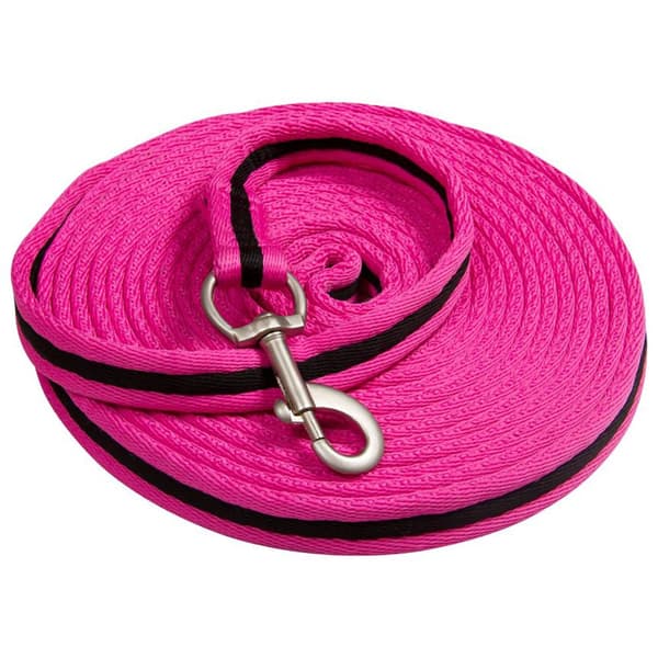 Imperial Riding Nylon Horse Lunge Line Neon Pink One Size