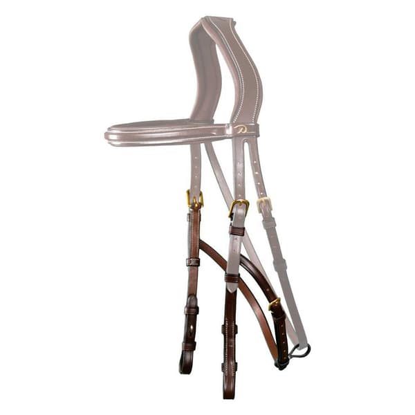 Dyon Hackamore Kindstykker Brun Pony