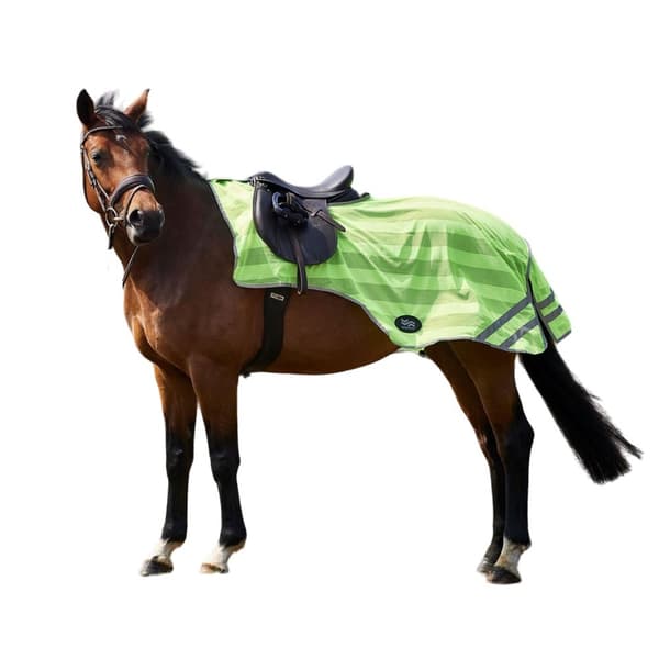 Firefoot Reflective Horse Exercise Sheet Yellow Cob