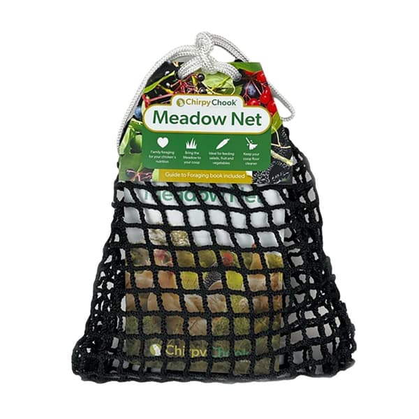 Chirpy Chook Meadow Chicken Hay Net Black One Size