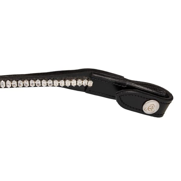 Acavallo Calfskin&oval Crystals Pannband  Full