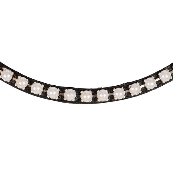 Acavallo Calfskin&pearls Pandebånd  Cob