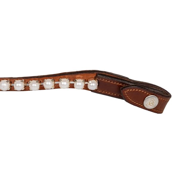 Acavallo Calfskin&pearls Pandebånd  Cob