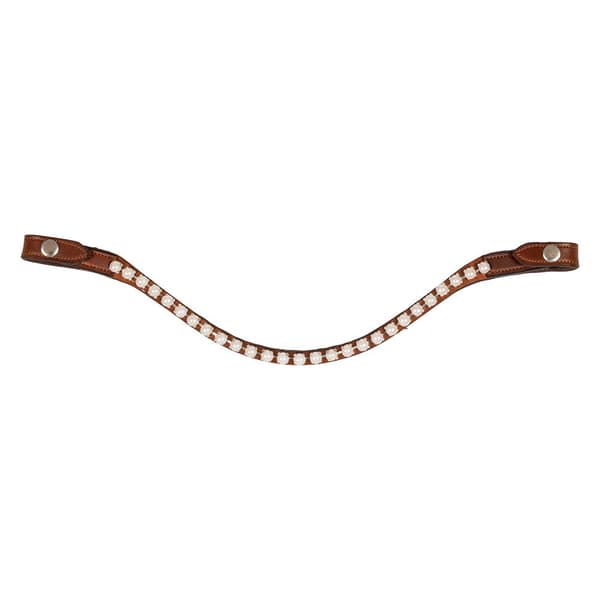 Acavallo Calfskin&pearls Pandebånd  Cob