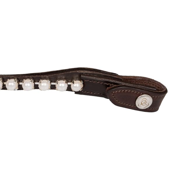 Acavallo Calfskin&pearls Pandebånd  Full