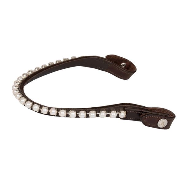 Acavallo Calfskin&pearls Pandebånd  Full