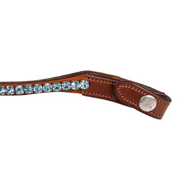 Acavallo Calfskin&round Crystals Pandebånd  Full