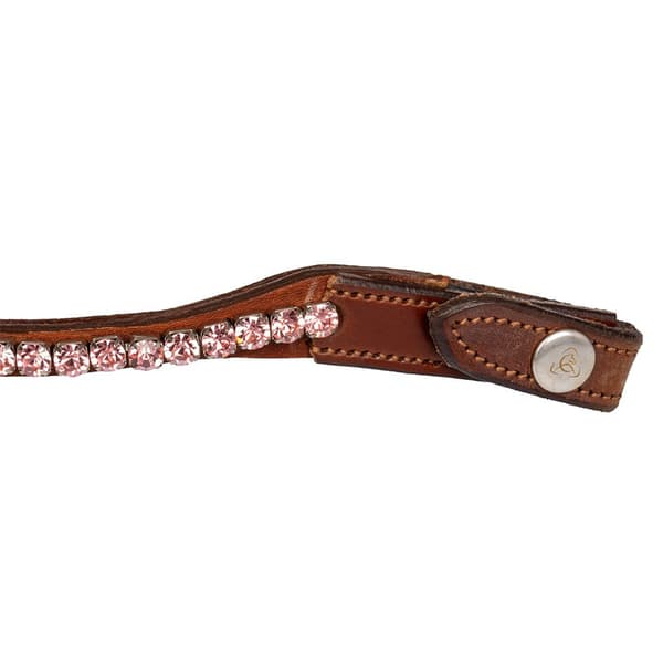 Acavallo Calfskin&round Crystals Pandebånd  Full