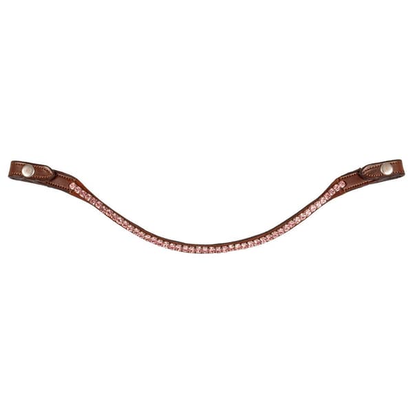 Acavallo Calfskin&round Crystals Pandebånd  Full