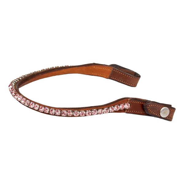 Acavallo Calfskin&round Crystals Pandebånd  Full