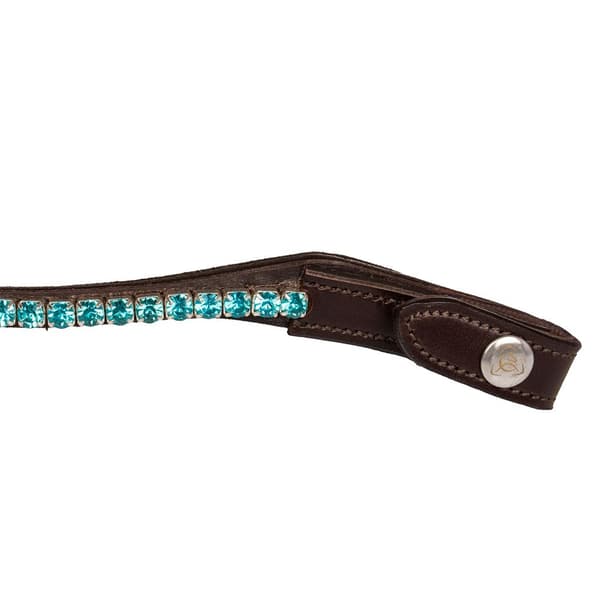 Acavallo Calfskin&round Crystals Pandebånd  Full