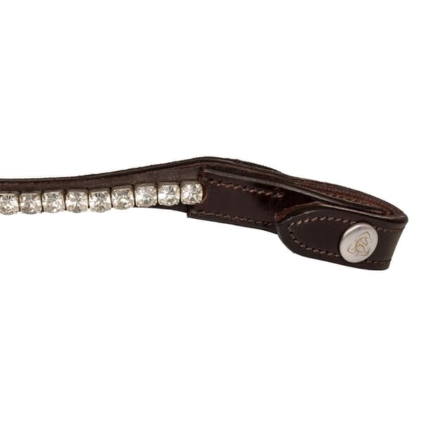 Acavallo Calfskin&round Crystals Pandebånd  Cob