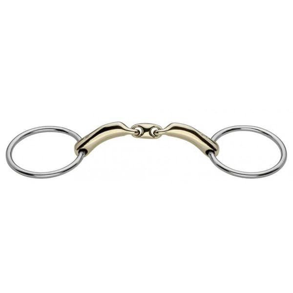 Sprenger Double Break Novocontact 14 Mm 2 Sormukset Snaffle Hopeinen 115 mm