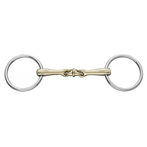 Sprenger Wh Ultra Soft 16 Mm 2 Ringar Snaffle Guld 130 mm