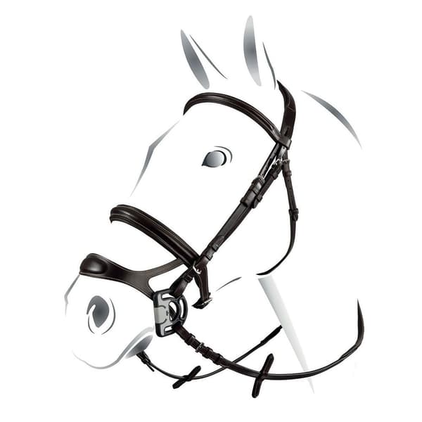 Equestro Combined Tøjle  Full