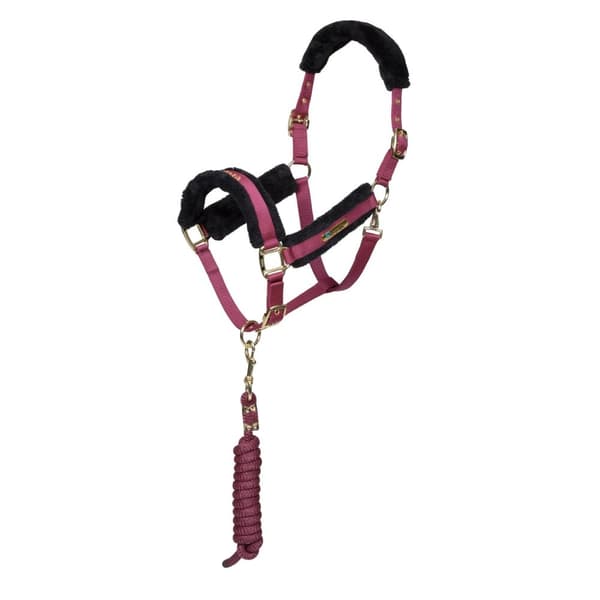 ARMA Logo Faux Fur Horse Headcollar and Leadrope