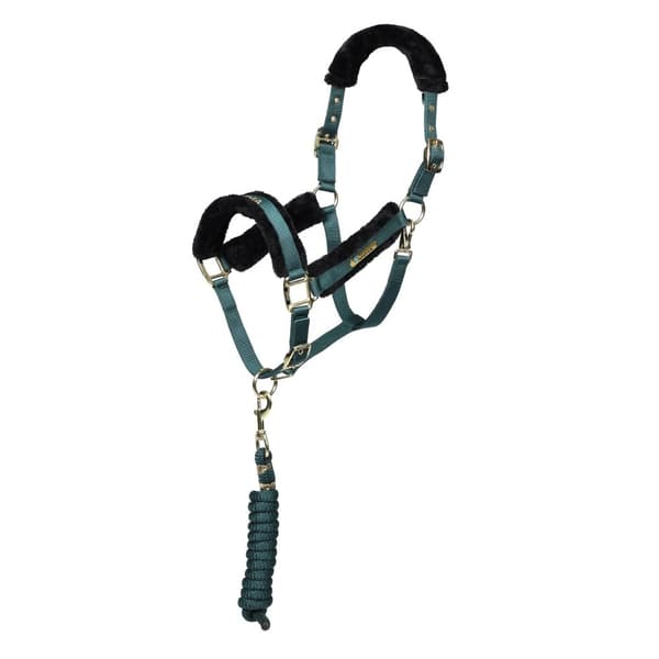 ARMA Logo Faux Fur Horse Headcollar and Leadrope