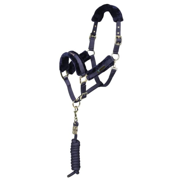 ARMA Logo Faux Fur Horse Headcollar and Leadrope