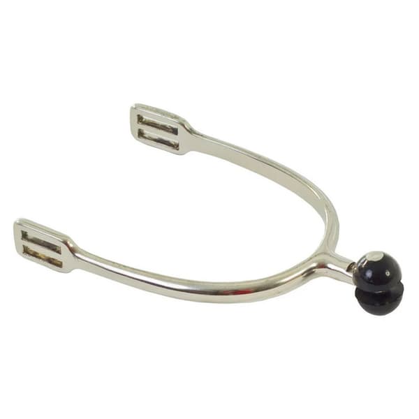 Lorina Rubber Spur Roller Silver/Black 30mm
