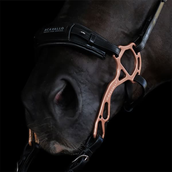 Acavallo Noseband Calfskin Hackamore